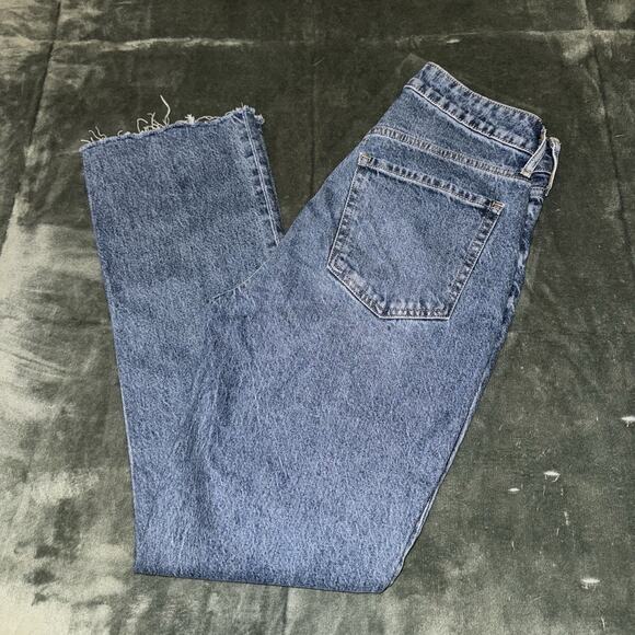 Old Navy Kicker Boot Cut Jeans Women's Size 4 Extra High Rise Button Fly Casual - Picture 1 of 11